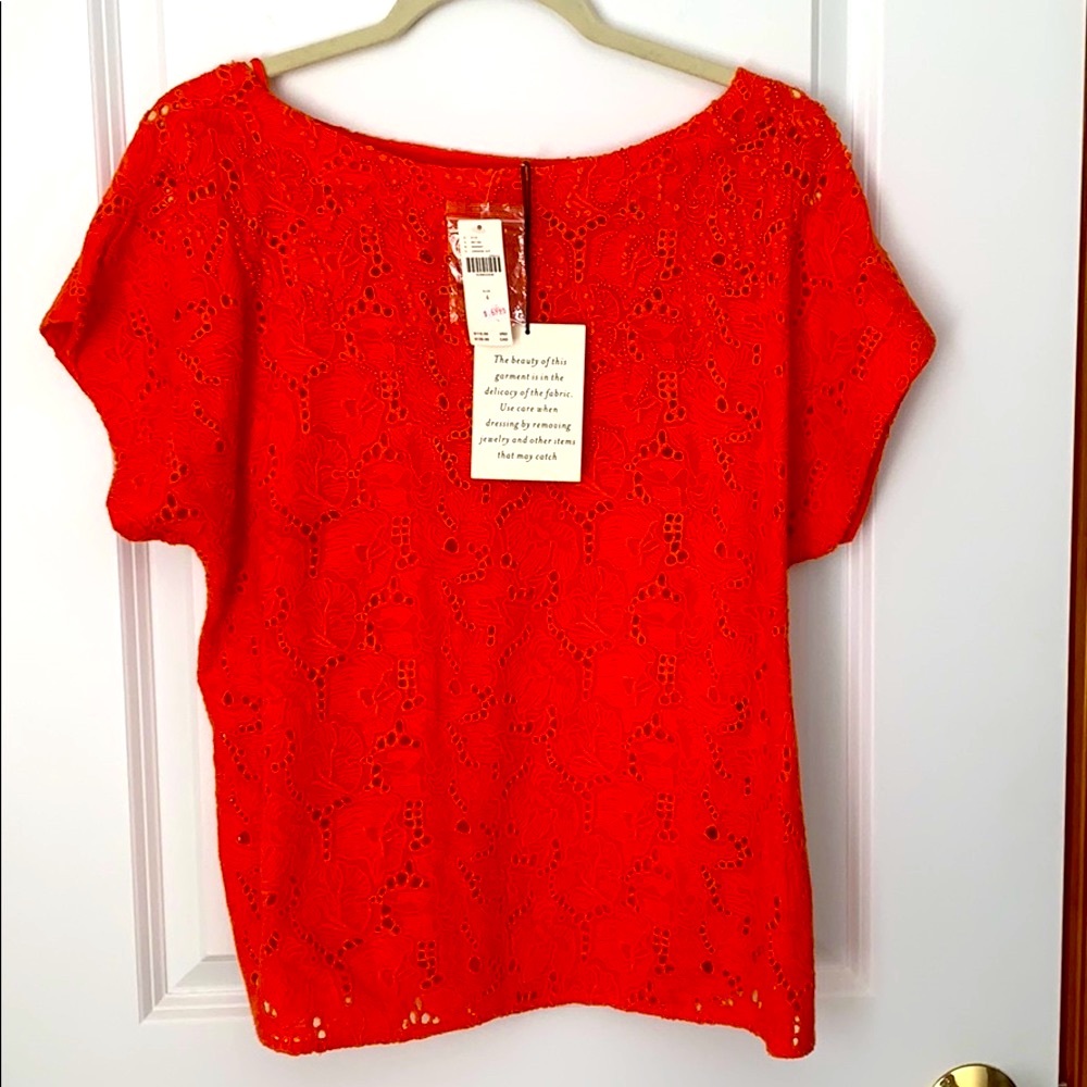 NWT Anthro Lace shell with tank